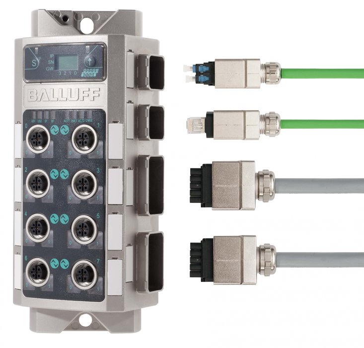 PROFINET推挽式IO-Link主模組：通過光纖或銅纜傳輸資料